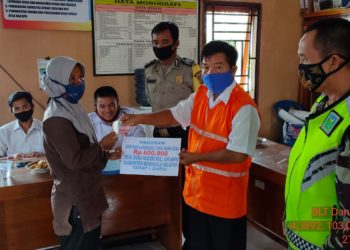 Penyerahan BLT DD Tahap I Desa Suka Negeri